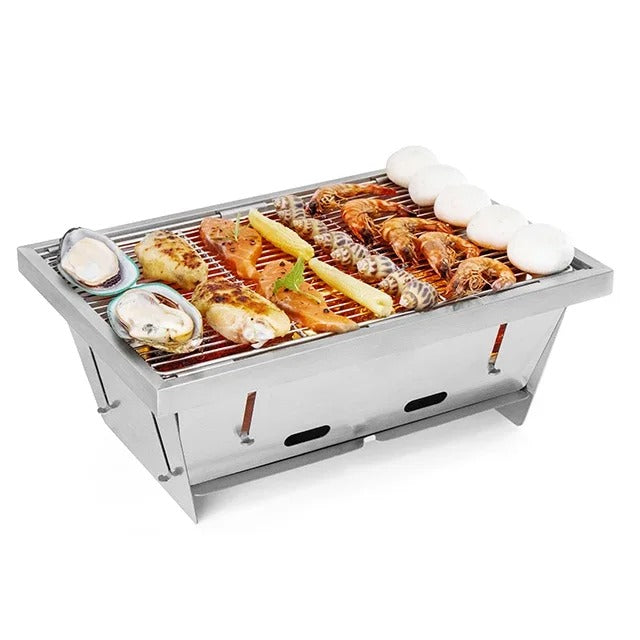 Barbecue portable en acier inoxydable