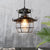 Lampe suspendue rétro industrielle