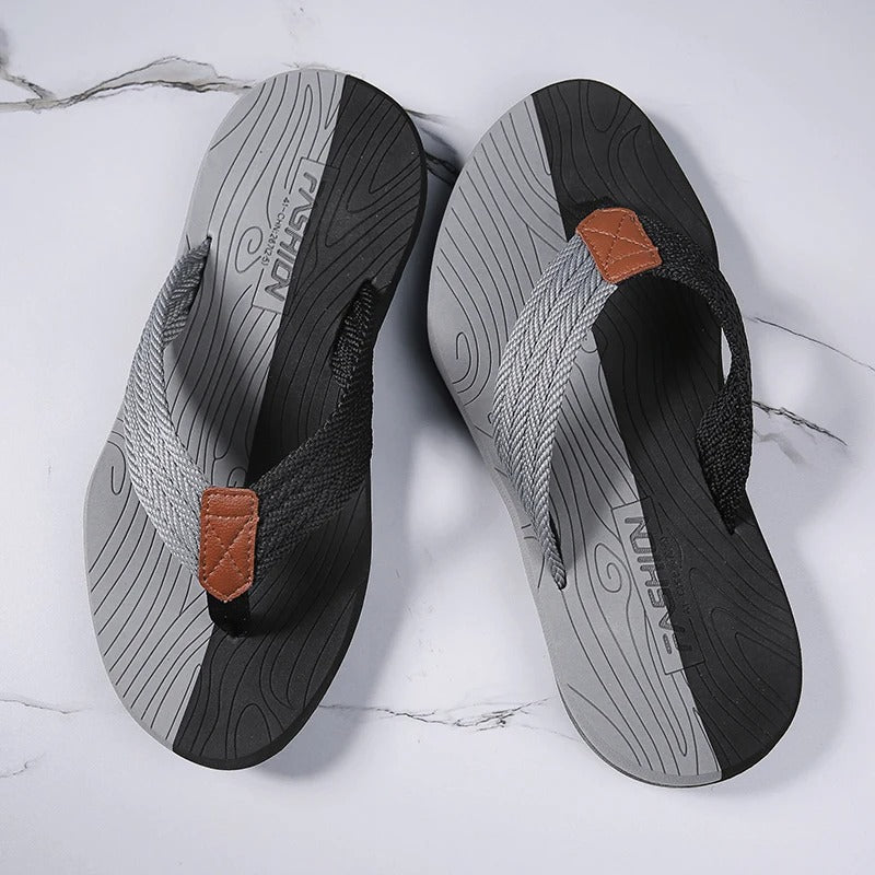 Pantoufles d'extérieur souples pour hommes