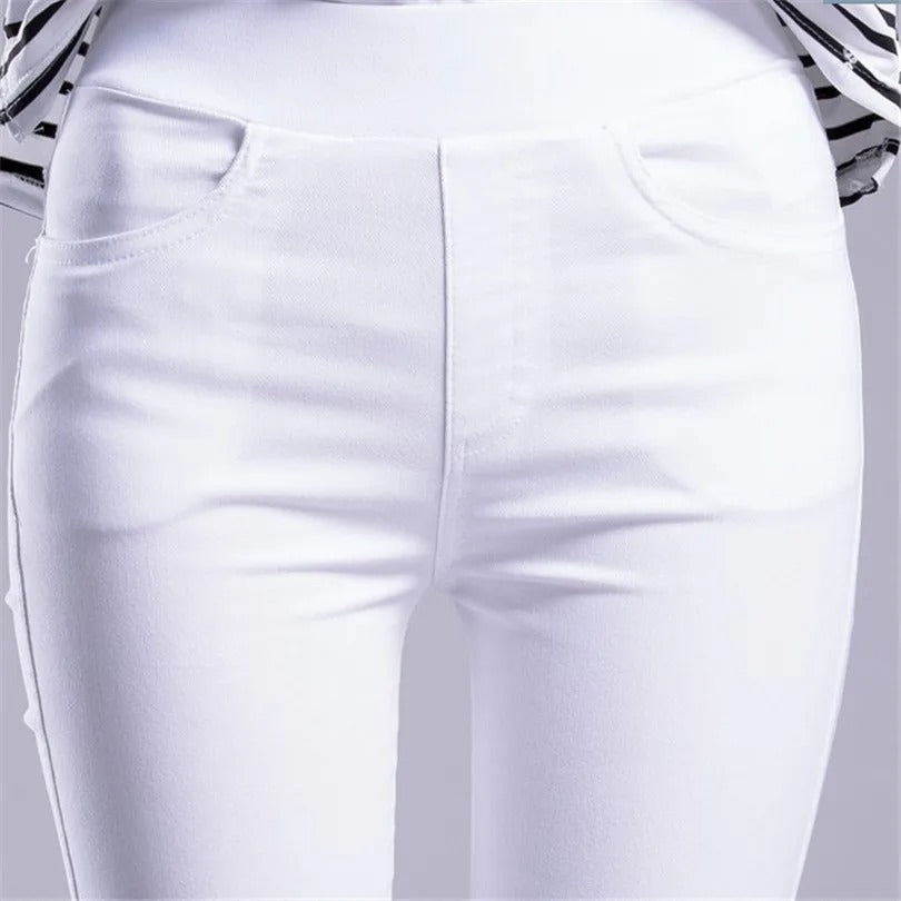 Pantalon skinny extensible décontracté pour femme