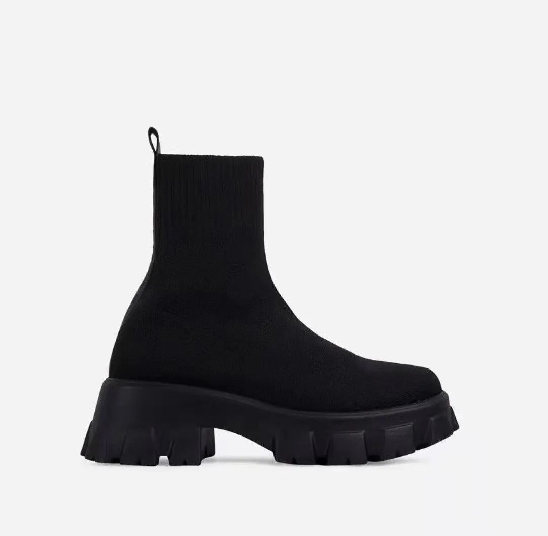 Chaussures décontractées à semelles épaisses pour femmes