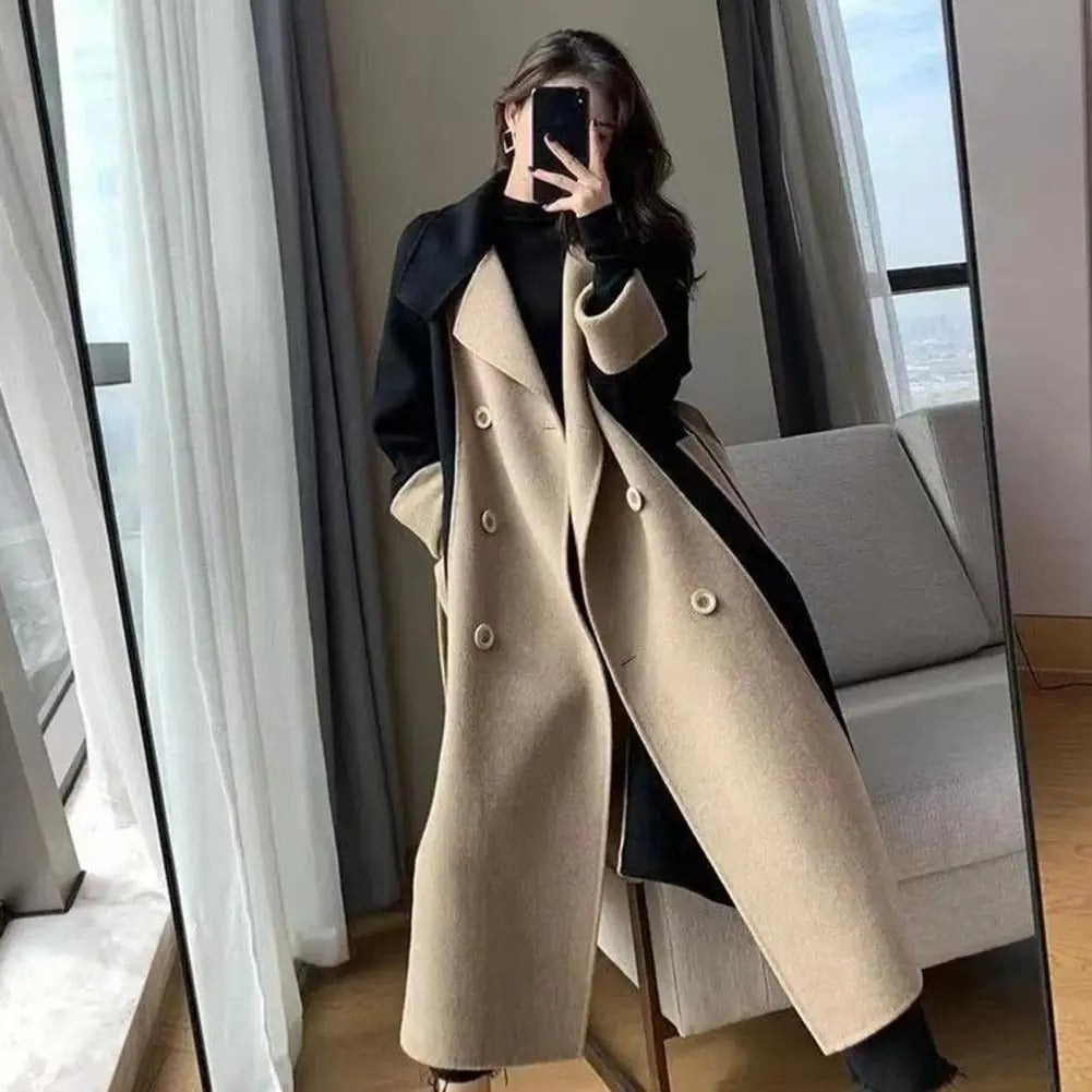 Manteau d'hiver double face pour femmes