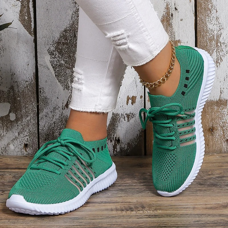 Baskets tricotées respirantes pour femmes