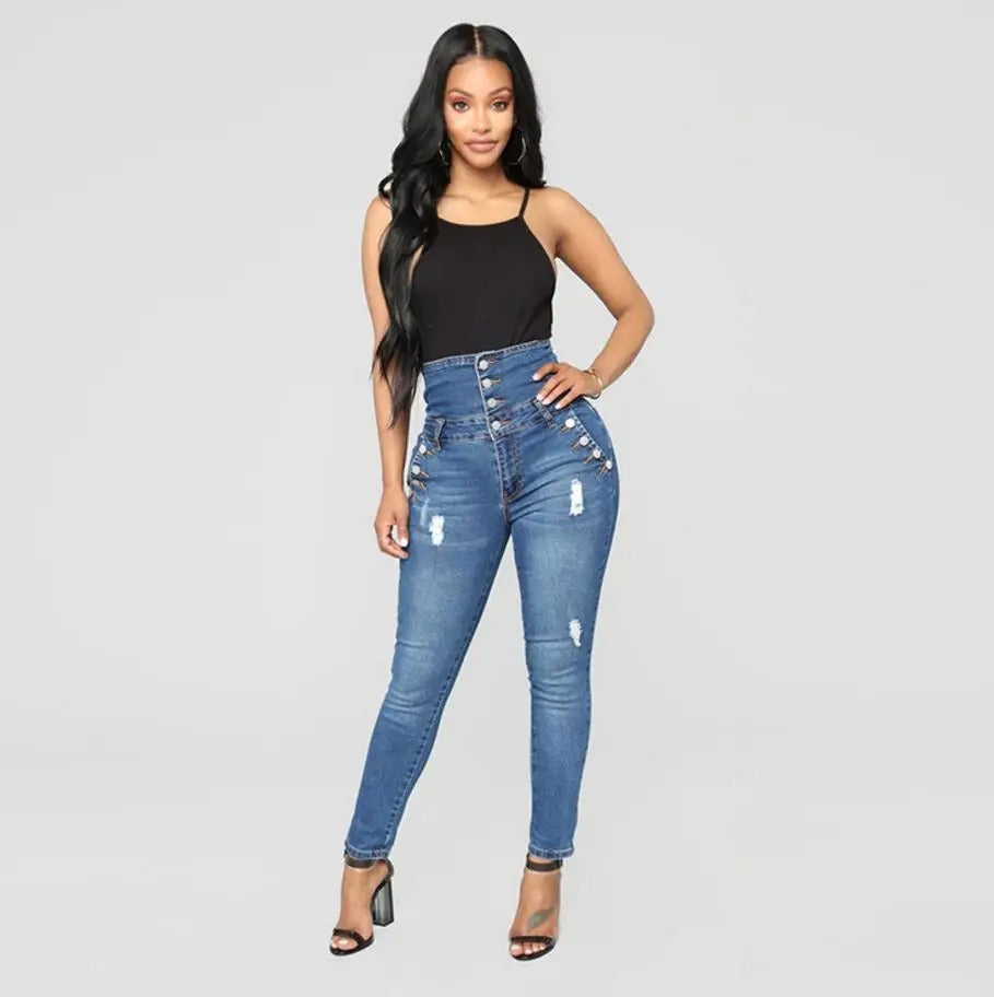 Pantalons en denim pour femmes