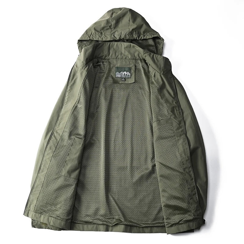 Veste coupe-vent tactique pour hommes