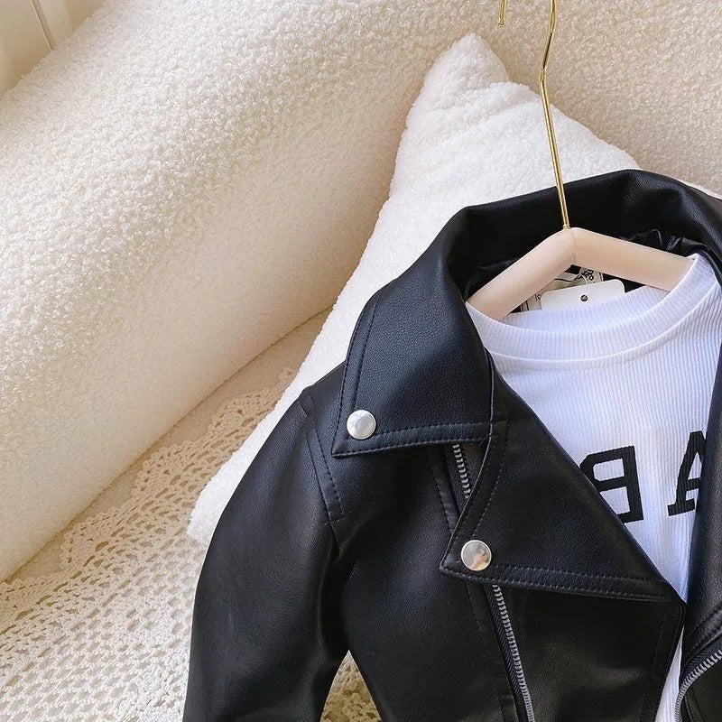 Veste en cuir pour enfants