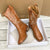Bottes de cow-boy à broderie vintage pour femmes