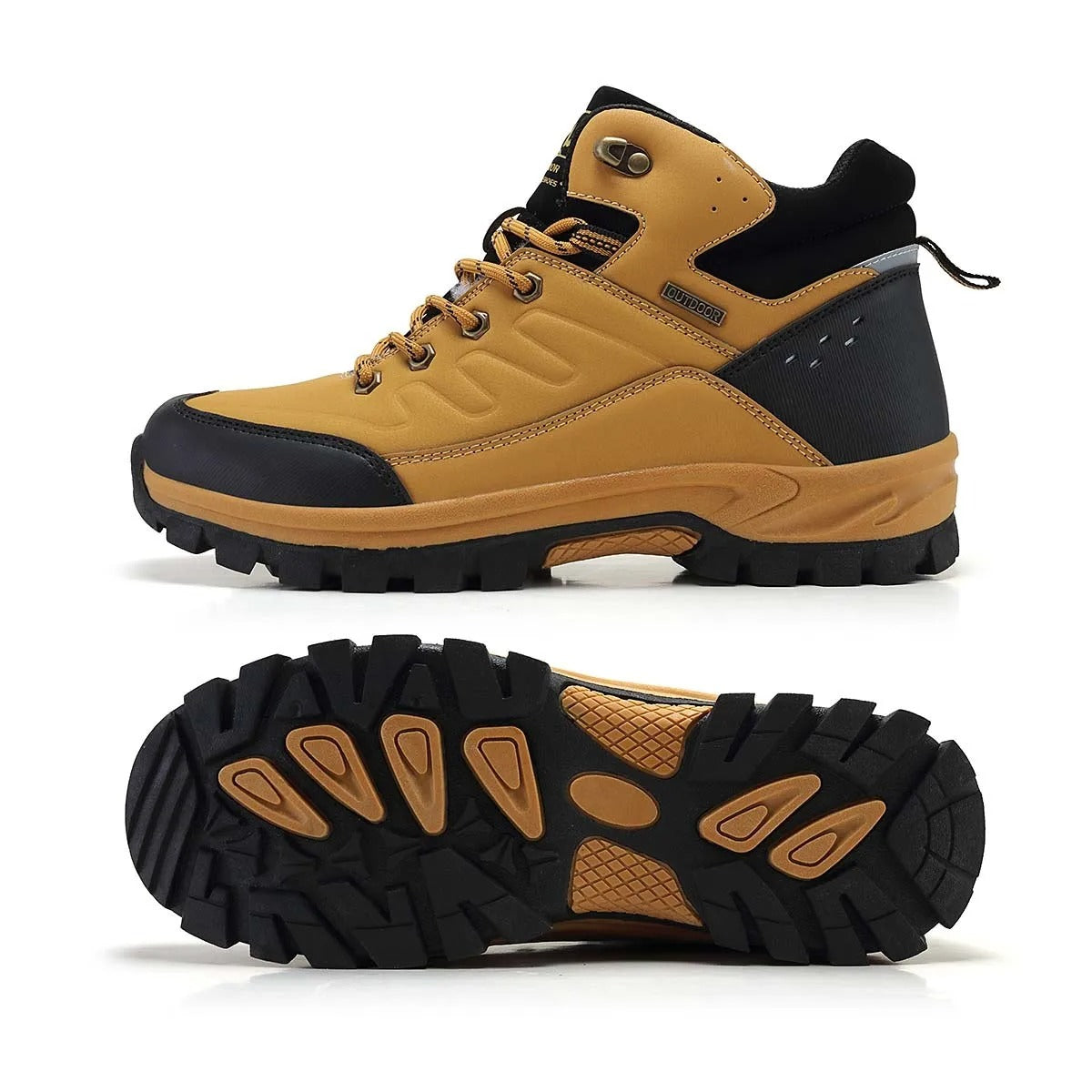 Bottes de randonnée en peluche pour hommes