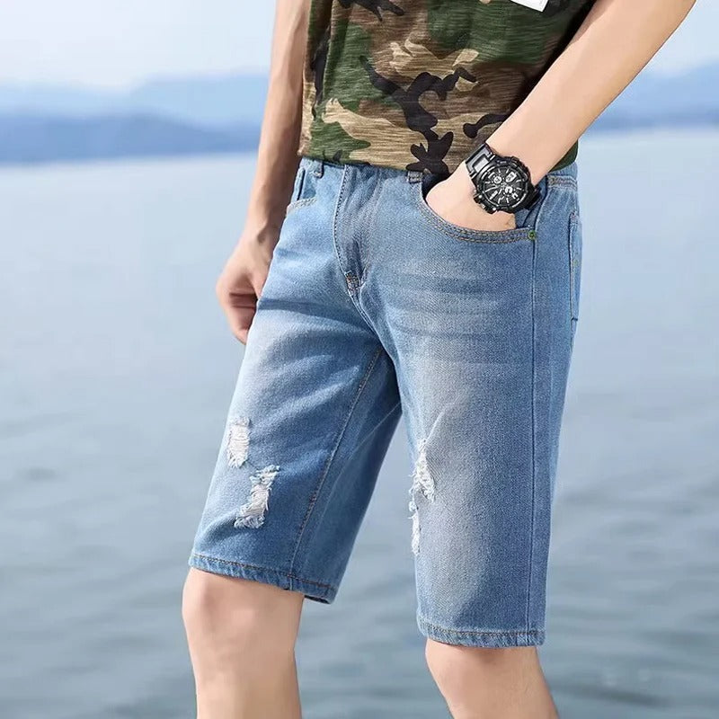 Shorts en denim pour hommes