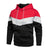 Sweat à capuche en polaire patchwork pour hommes