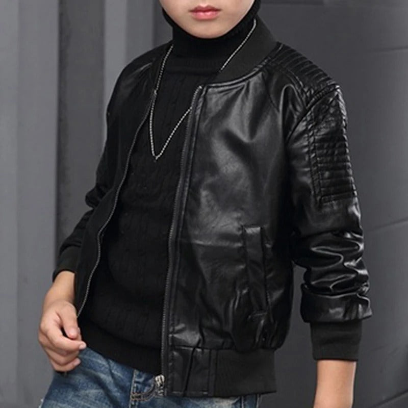 Veste de cuir pour enfants