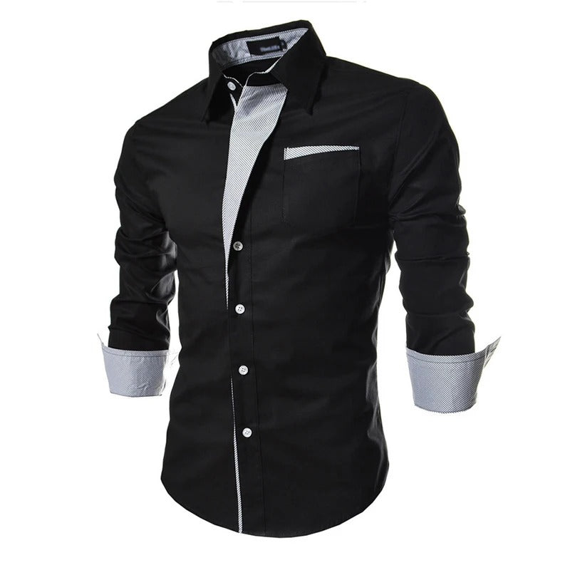 Chemise à manches longues pour hommes