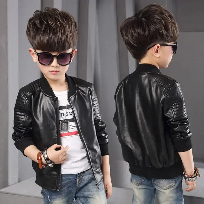 Veste de cuir pour enfants