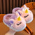Chaussons en peluche licorne pour enfants