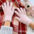 Gants d'hiver en velours de vison