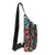 Sac bandoulière imprimé feuilles