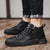 Bottes hautes en cuir pour hommes