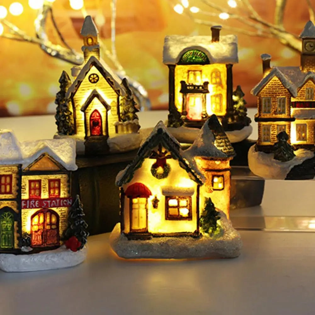Scène de Noël Maisons de village