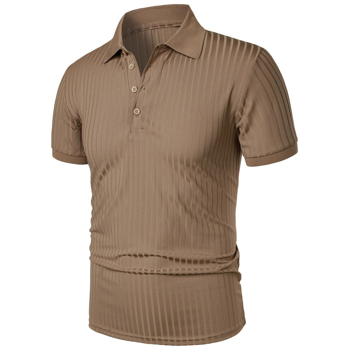 Polo en maille étroite pour hommes