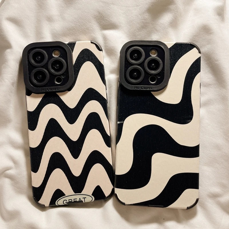 Coque pour iPhone avec motif zébré