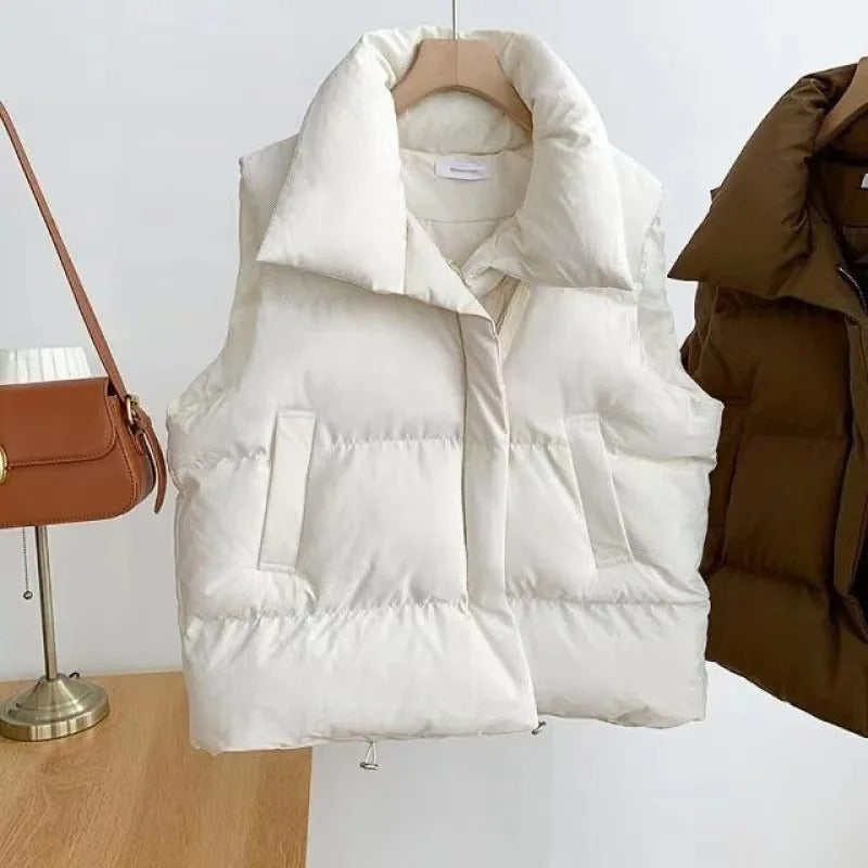 Gilet en duvet chaud pour femmes