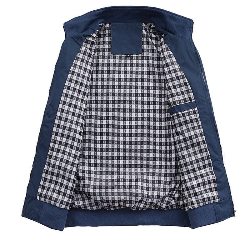 Blouson bombardier slim décontracté pour hommes