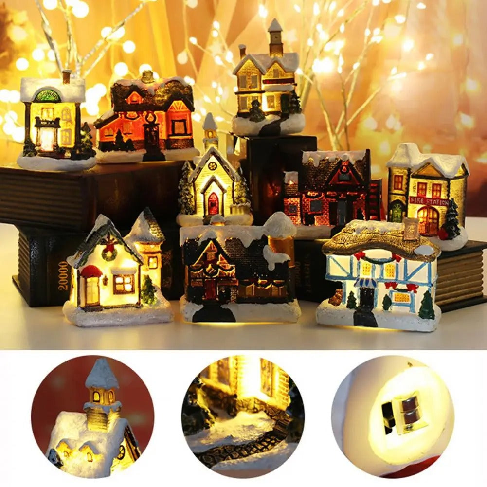 Scène de Noël Maisons de village