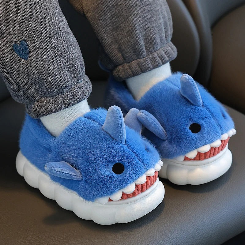 Chausson requin antidérapant pour enfants