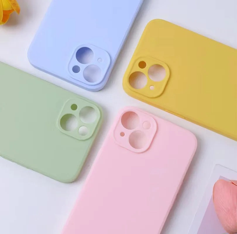 Coque arrière souple en silicone pour iphone
