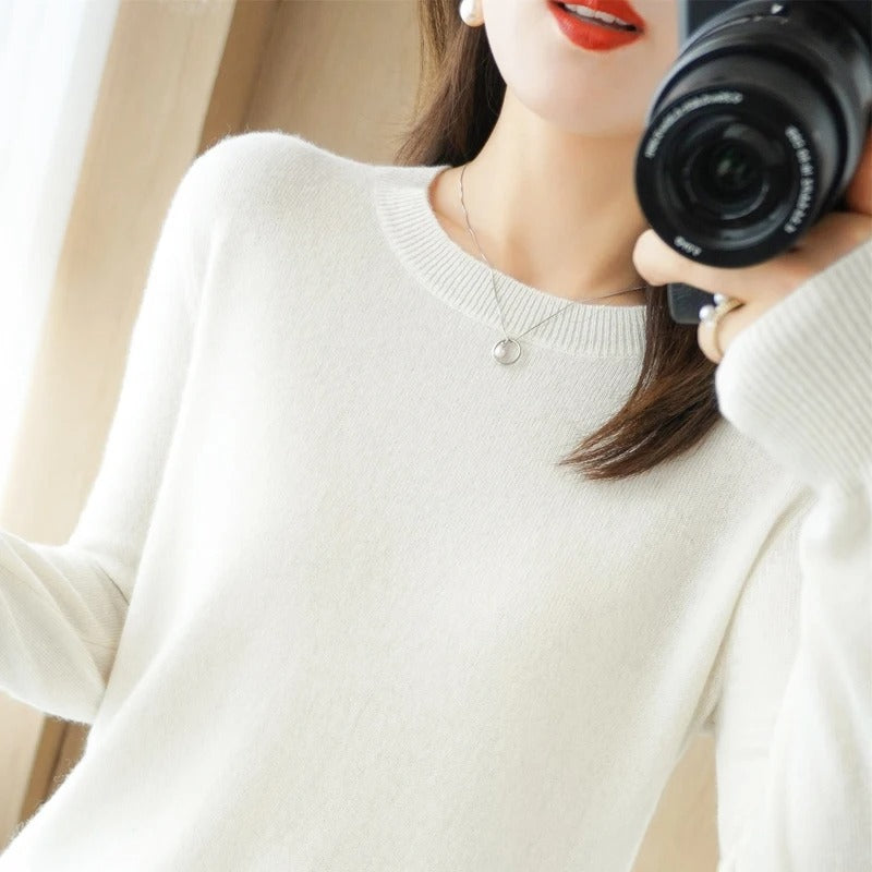 Pull décontracté en tricot pour femmes