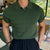 Polo en maille jacquard pour hommes