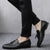Chaussures en cuir tressé pour hommes