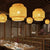 Lampe à suspension en bambou tricotée à la main