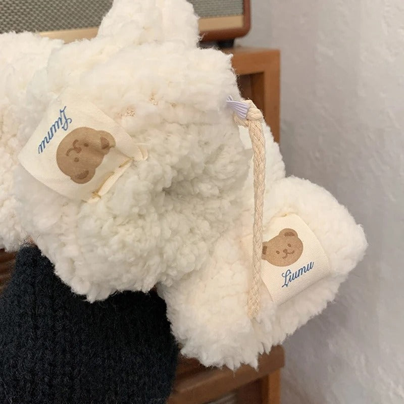 Gants chauds en peluche Kawaii