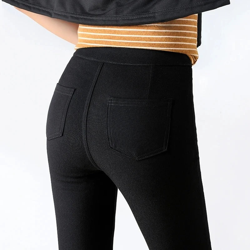 Pantalon skinny extensible décontracté pour femme
