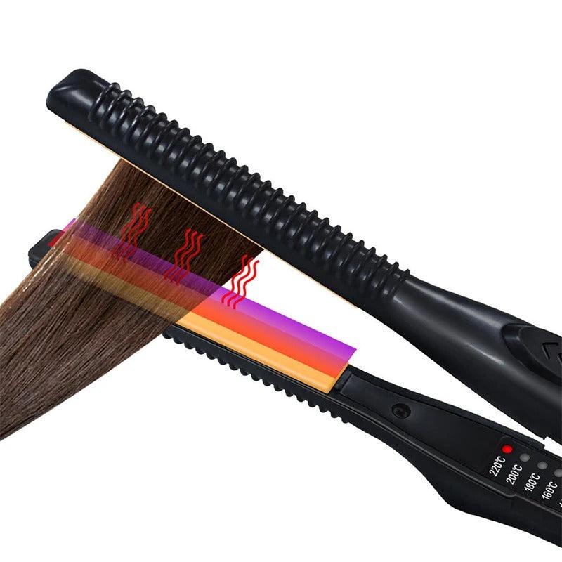 Lisseur et boucleur de cheveux 2 en 1