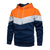 Sweat à capuche en polaire patchwork pour hommes