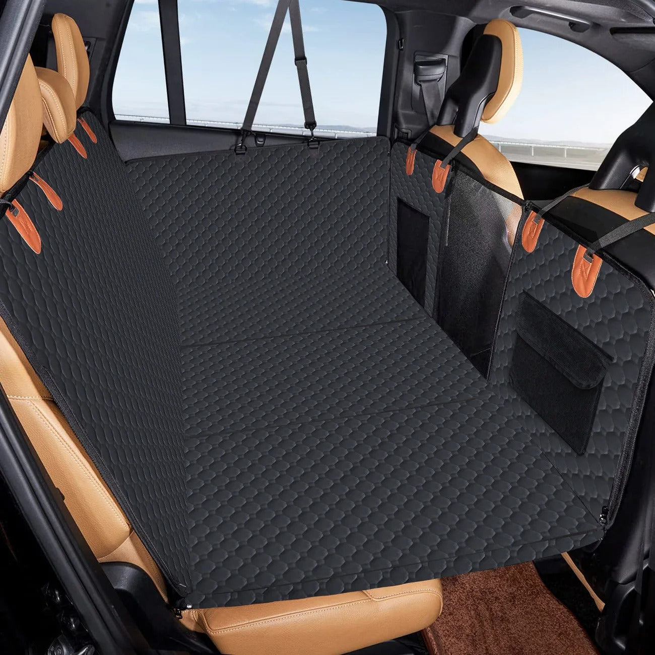 Housse imperméable pour siège de voiture pour animaux de compagnie