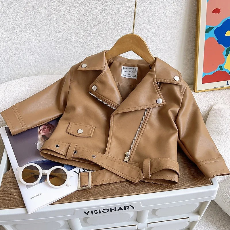 Veste en cuir pour enfants