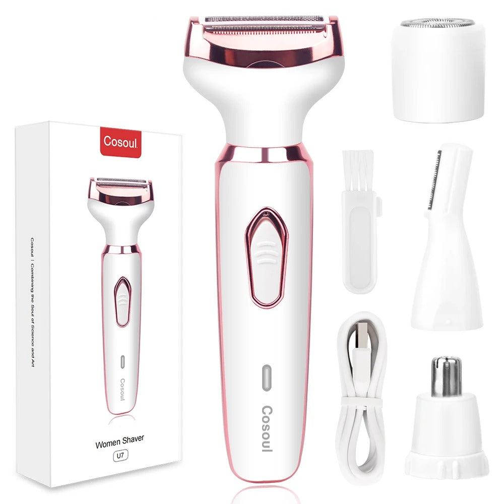 Rasoir électrique 4 en 1 pour femmes