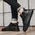 Bottes hautes en cuir pour hommes