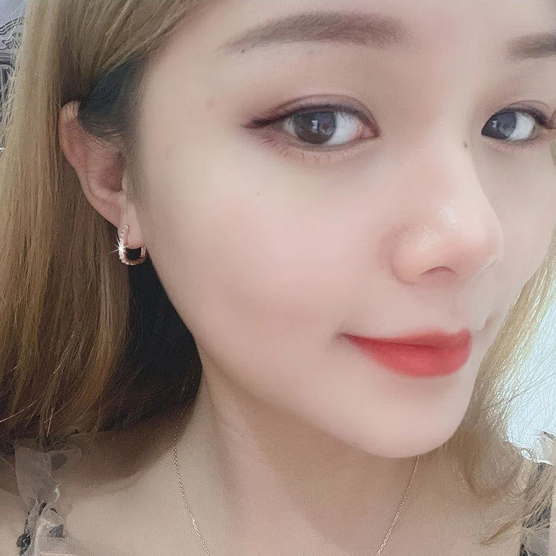 Créoles en zircon pour femmes