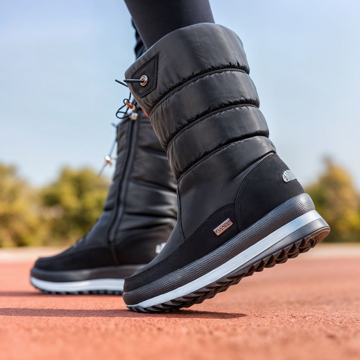 Bottes d'hiver en peluche épaisse pour femmes