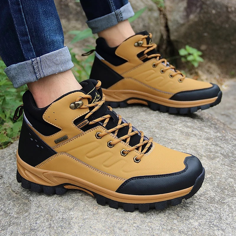 Bottes de randonnée en peluche pour hommes