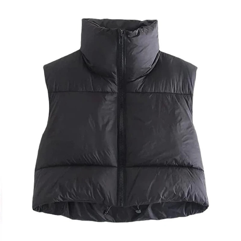 Veste matelassée courte pour femme