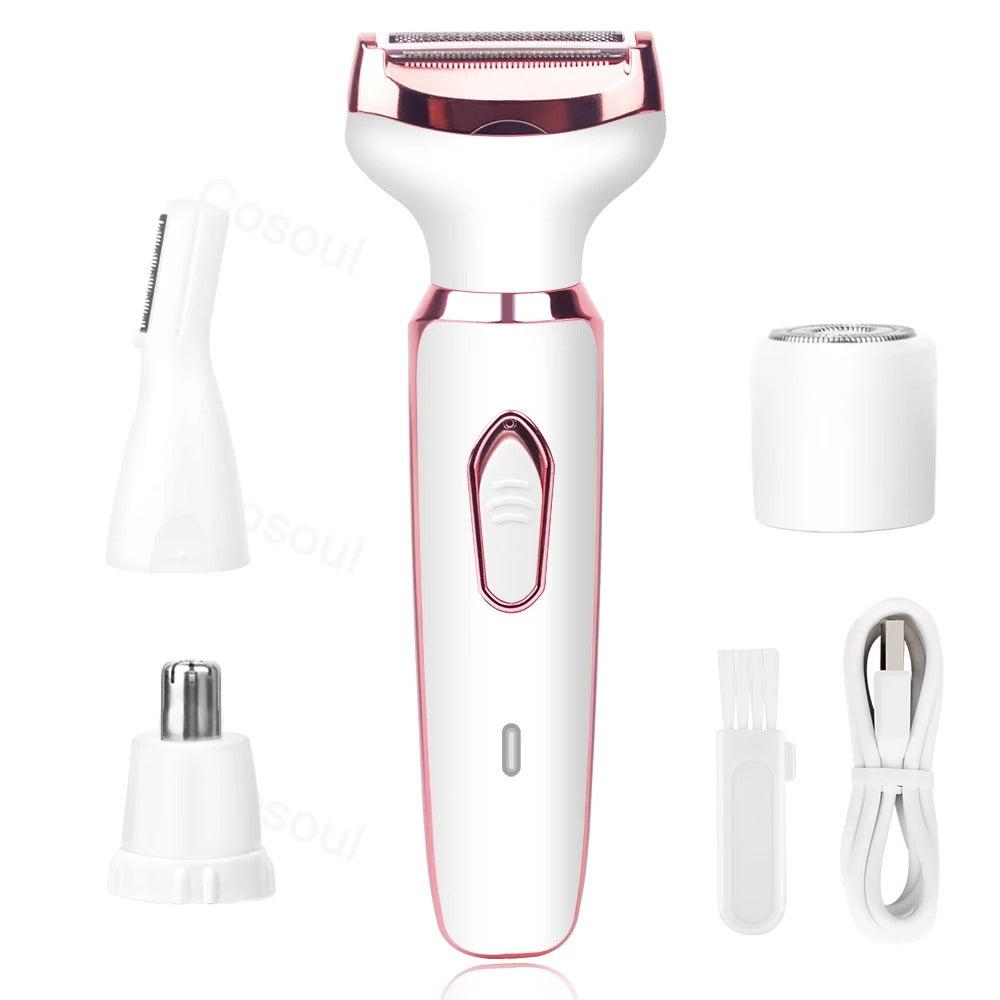 Rasoir électrique 4 en 1 pour femmes