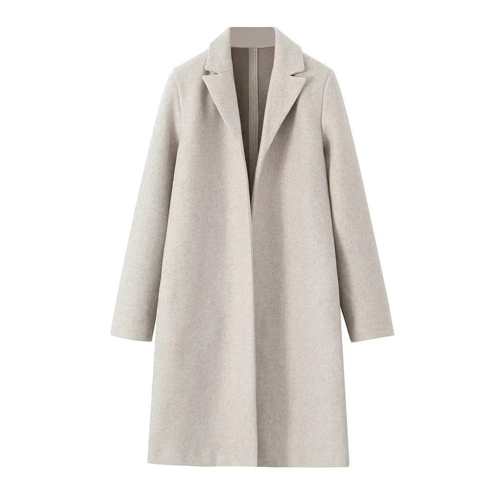 Manteau droit classique pour femmes