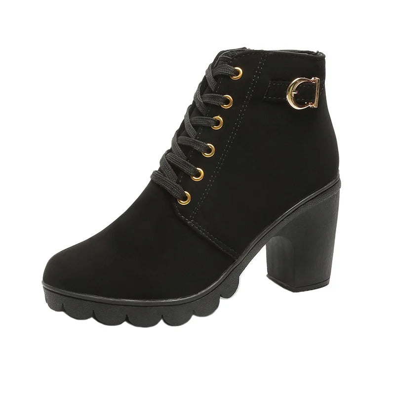 Bottines à lacets pour femmes