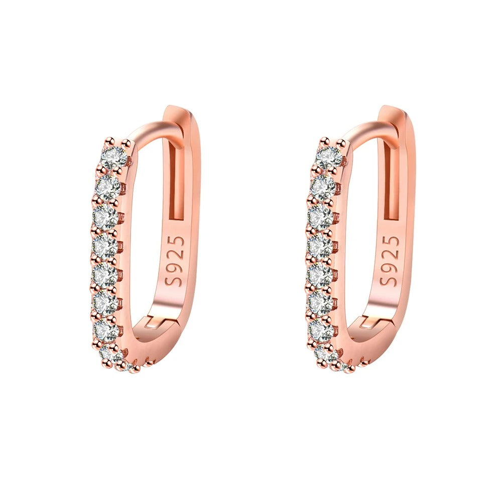Créoles en zircon pour femmes