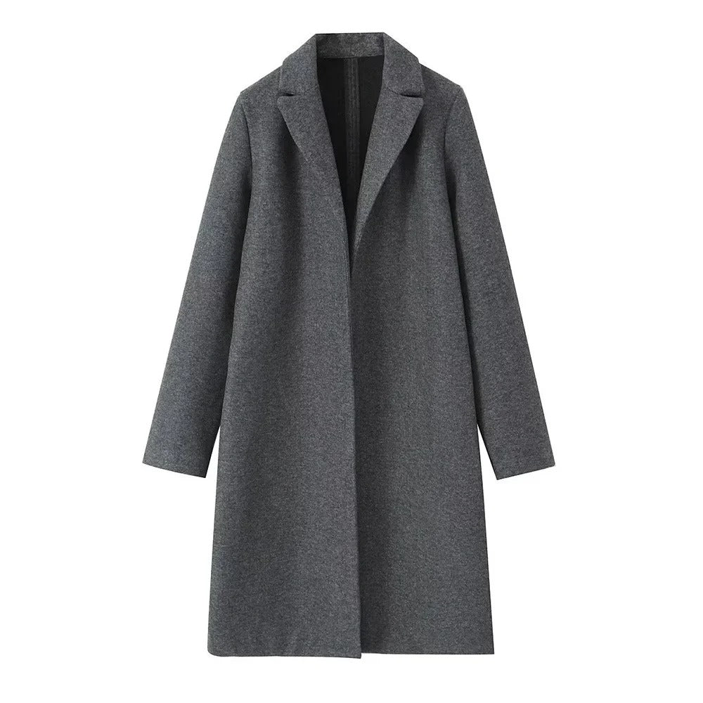 Manteau droit classique pour femmes